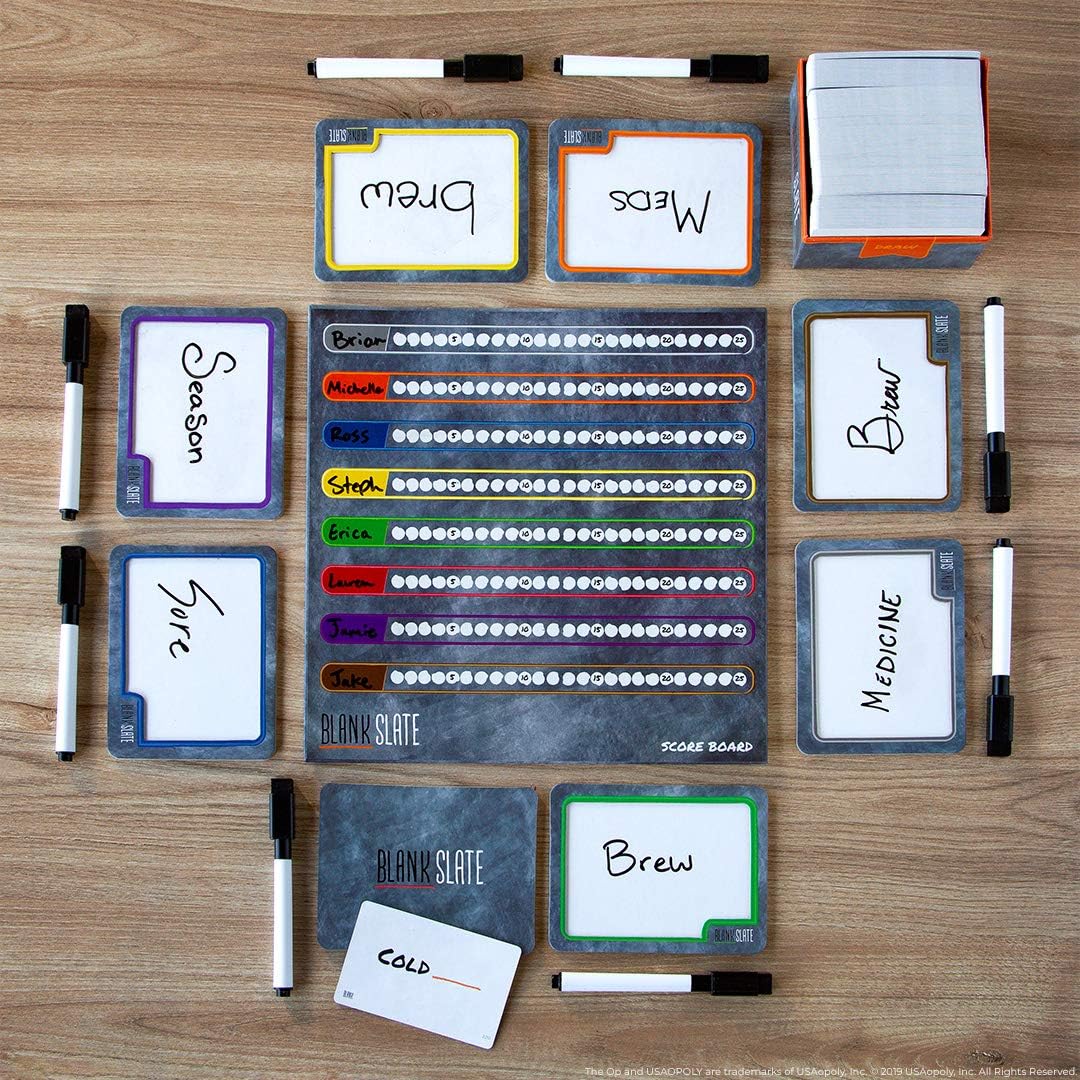Blank Slate Board Game Box Contents